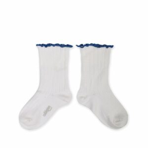 Chaussettes Delphine Collégien – Blanc Neige