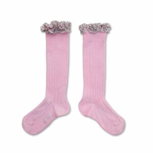 Chaussettes Chantal Collégien – Rose Dragée