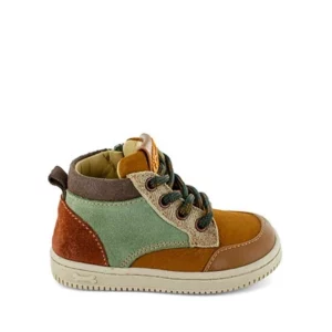Baskets montantes Nipo Stones and Bones – Cognac & Olive