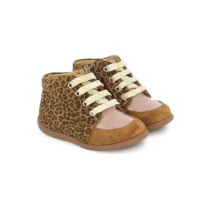 Bottines Stand-Up Zippy Pom d’Api – Caramel Pink