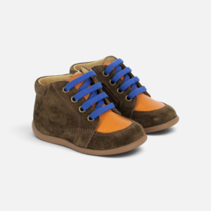Bottines Stand-Up Zippy Pom d’Api – Mousse Mandarine