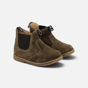Bottines Bob Zip Pom d’Api – Vert