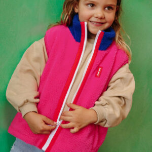 Polaire sans manches Hello Hossy – Fuchsia
